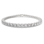 Cosima Round Cut Diamond Tennis Bracelet Prong Set (8 ctw) - Nivetta